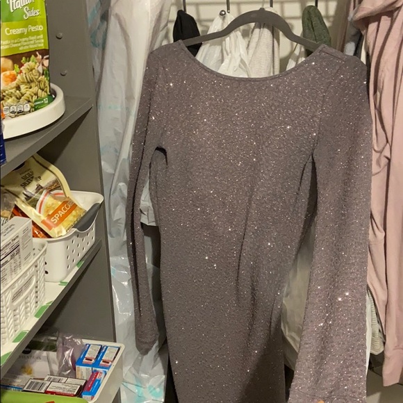Windsor purple/grey sparkly dress size medium - Picture 4 of 8